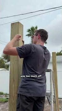 how we installed wood posts to hang a hammock in our backyard and how I almost ruined them