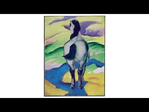 Franz Marc, Blaues Pferd II (Blue Horse II), 1911
