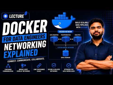 Docker for Data Engineers | Lecture 7: Docker Networking Explained