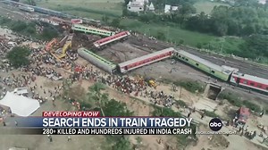 The rescue effort to find survivors in a major train collision outside of Kolkata, India, is now a recovery mission. More than 280 were killed and hundreds more injured in what is being called one of India’s worst train disasters. Lama Hasan reports. https://trib.al/gGQa0gC | ABC World News Tonight with David Muir