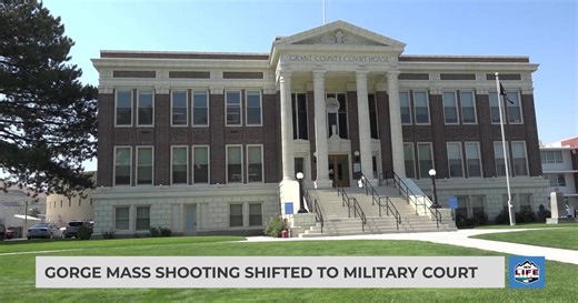 Gorge mass shooting shifted to military court