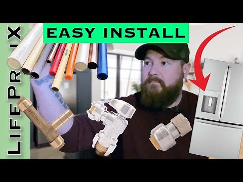 Fridge Water Line Install DIY