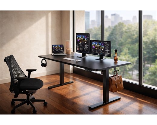 Electric Standing Desk 55x28 Inch, Adjustable Height Sit Stand Workstation, Memory Preset Ergonomic, Black - Etsy