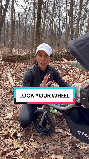 Ensure Stroller Stability by Locking the Front Wheel