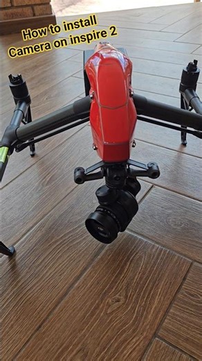 How to install Camera on Dji inspire 2 #dji #drone