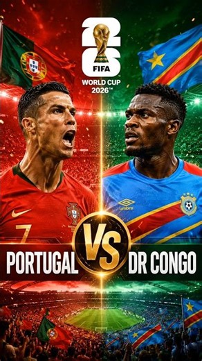 Portugal🇵🇹vs DR Congo🇨🇩 | FIFA World Cup 2026 Group Stage | Full Match Highlights #fifa #FIFAWC2026