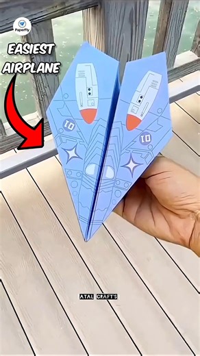 how to make paper airplane that flies so far ✈️😲 #shortsfeed #shorts #trending