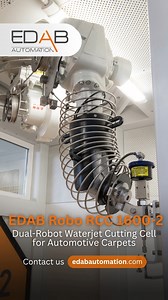 17K views · 293 reactions | Precision WaterJet cutting cabin  robust, innovative, and safe. Perfect for processing a wide range of materials in modern industrial facilities. ✅ Discover the key features and benefits at  edabautomation.com | EDAB Automation UG | Facebook