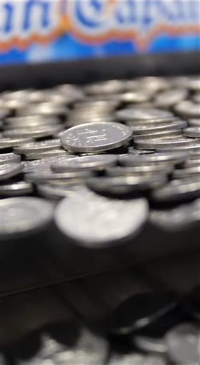 Watching the Coins Stack 😮💰 #coinpusher #arcade #bestarcadegames #jackpot #clawmachine#coinpusher