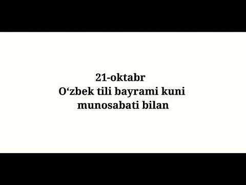 Ona tilim, kechir meni, ona tilim!