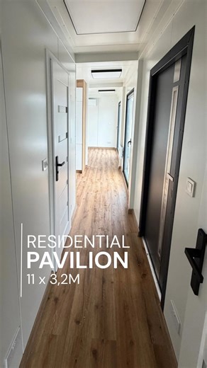 Global Home Containers on Instagram: "A modern mobile container designed for everyday living. A well-thought-out layout, solid construction, and real comfort — no compromises. External dimensions: 110 × 320. Interior height 240/230, giving a true sense of space and freedom 🏠 Steel construction, bright interior finishes, and a modern form in RAL 7016. A single-slope roof, strong insulation parameters, and solutions designed for year-round use. Functional layout: – Separate bedroom with wardrobe