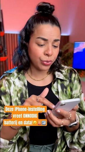 Deze geheime iPhone instelling VERBRUIKT je batterij en data!