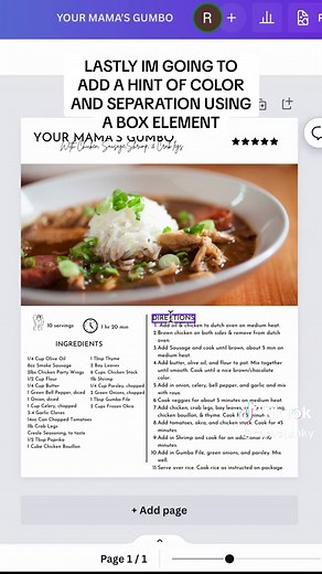 How to Make Recipe Pages Using Canva