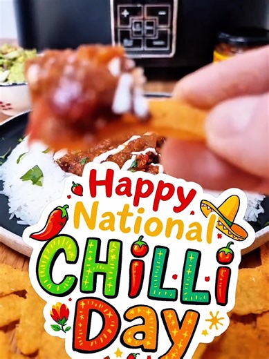 🌶️🔥 Busy week? Let your slow cooker make this🎉 𝗛𝗮𝗽𝗽𝘆 𝗡𝗮𝘁𝗶𝗼𝗻𝗮𝗹 𝗖𝗵𝗶𝗹𝗹𝗶 𝗗𝗮𝘆! Walk in after a long day to a kitchen filled with the rich, smoky aroma of this Slow Cooker Chilli Con Carne. Made in your @MorphyRichardsuk multi cooker, it’s slow cooked to perfection with tender minced beef, kidney beans and serious heat from @MrVikkis King Naga. Deep tomato flavour, bold garlic and wealthy riches of spice in every spoonful. Save this for your next weeknight dinner — the ultimat