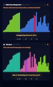 Weaving vs Shifting: Odd-Even Merge Sort vs The Real-World Champion (Tim Sort)! 🏆 ✨