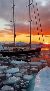 34K views · 554 reactions | This looks peaceful… but one mistake out here means everything ❄️⛵ The calm before the cold danger. Would you sail through this?  ------- ---------- #SailingLife #IceSailing #OceanAdventure #ExtremeSailing #ColdWaters #YachtLife #CinematicOcean | Love Sailing | Facebook