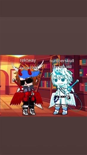 Rektway and numberskull #gacha #edit #gachaclub #rektway#numberskull
