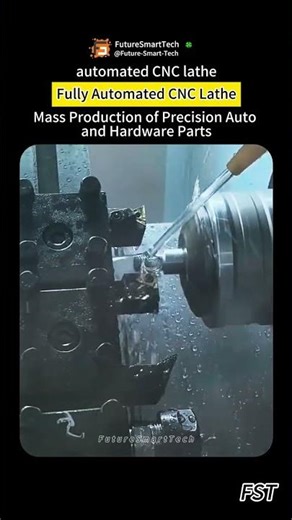Fully Automated CNC Lathe, Mass Production of Precision Auto and Hardware Parts