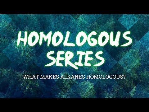 GCSE Chemistry 1-9: What is a Homologous Series?