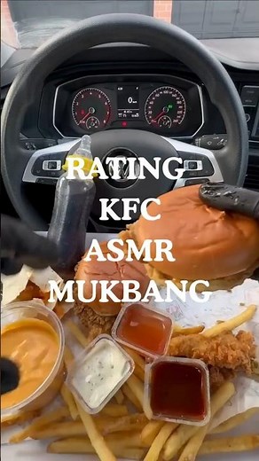 Rating KFC 🍗 Super Crispy Fried Chicken Mukbang + ASMR Eating Sounds! 😳🔥