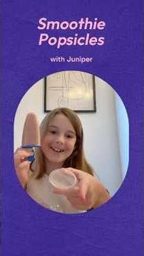 Smoothie Popsicles with Juniper