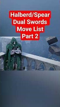 (Part 2) Dual Swords Move List - Crimson Desert #shorts