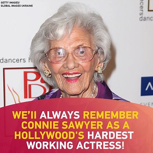 We lost one of the greats today! 😥🕯 Connie Sawyer, the oldest actress in Hollywood, passed at the age of 105...Our condolences! | AmoMama Nostalgia