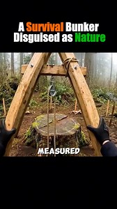 A survival Bunker Disguised as Nature | Tips of the Day