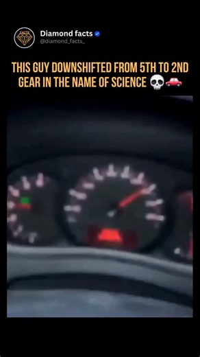 Diamond facts | Downshifting from 5th straight into 2nd gear is a textbook example of a money shift, and in the name of science, it went exactly how you’d... | Instagram