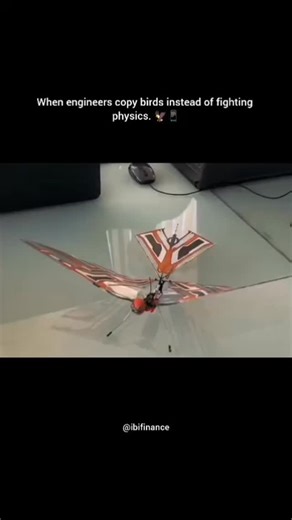 Ibimoney | This isn’t propeller flight — it’s borrowed from nature. Instead of spinning blades, this drone flies using flapping wings and short... | Instagram