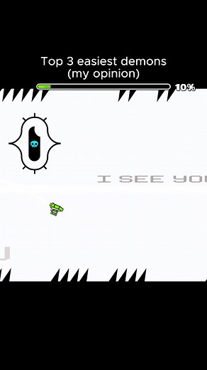 Top 3 easiest demons in GD #geometrydash #easiestdemons #gd #demons #easy