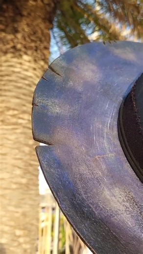 No Bad Boys - Indigo Felt Fedora: Alien Emboss Distressed Hat - Etsy