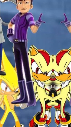 sonic and Inspector gadget vs shadow and talon