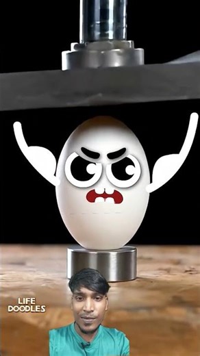 Press and Egg!🤣Life Doddles #marriageproposals #funny #lifedoodles #shorts #animation #video