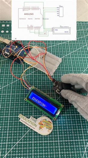 Scrolling MESSAGE with Arduino on a SCREEN | Upload Ideas with Itamar