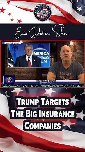 Trump Targets The Big Insurance Companies #Trump #MAGA #Healthcare #Insurance | Eric Deters for Kentucky and America