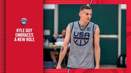 17K views · 110 reactions | In 2019, Kyle Guy delivered one of the most iconic moments in Virginia men's basketball program history. By 2024, he had stepped away from the game entirely. A year later, he is back on the court representing the stars & stripes in a comeback seemingly written by fate. » https://www.usab.com/news/2025/11/kyle-guy-the-bigger-picture | USA Basketball | Facebook
