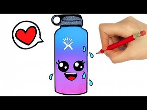 HOW TO DRAW A cute HIDROFLASK