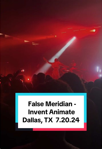 Dallas, TX 7.20.24: False Meridian | @INVENT ANIMATE Good god Markus is on another level. Such a great live performance. #metalcore #heavymusic #liveconcert #metalcoretiktok #metalcoreband