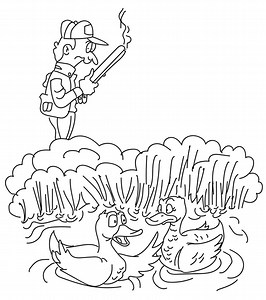 Top 10 Free Printable Wildlife Hunting Coloring Pages Online