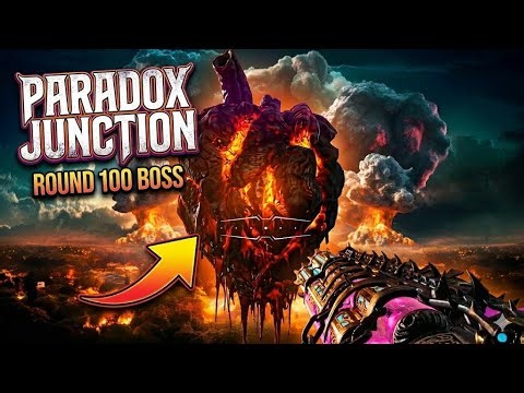 PARADOX JUNCTION ROUND 100 HARDCORE BOSS FIGHT SOLO NEUTRONOMIC DARK OPS (BO7 ZOMBIES EASTER EGG)