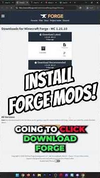 How To Get Forge in Minecraft