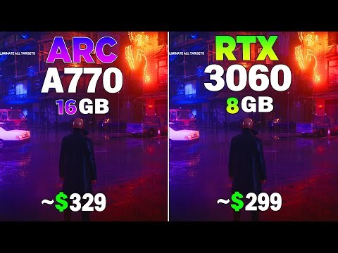 ARC A770 vs RTX 3060 - Test in 8 Games