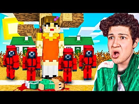 EL JUEGO del CALAMAR en MINECRAFT! 🦑🔫