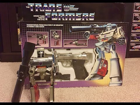 TRANSFORMERS G1 DECEPTICON MEGATRON UNBOXING TOY REVIEW