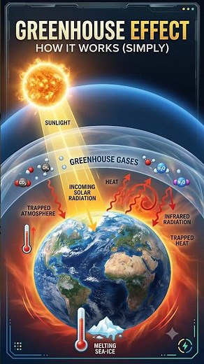What Is the Greenhouse Effect and How Does It Work? #shorts #climatechange #greenhouse