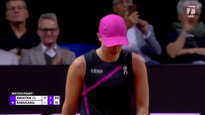 MATCH POINT: Iga Swiatek defeats Emma Raducanu; Stuttgart 2024 QF