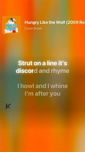 Duran Duran - Hungry Like the Wolf (2009 Remaster) (Lyrics) #Shorts