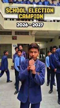 🗳️ Vote for Your Leader School Council Election 2026-27 🎓 #warisaliganjschool