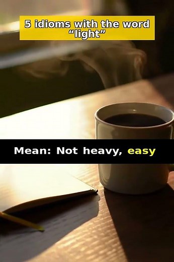6 Minutes English Podcast: 5 idioms with the word light
